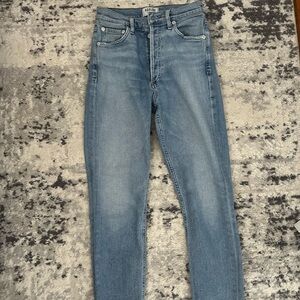 Agolde jeans women blue 24 size